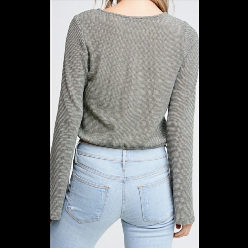 ☘️🍸Olive crop top! - Picture 5 of 8